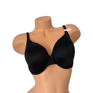 VICTORIA'S SECRET 36DD Body By Victoria Perfect Coverage Lightly Lined Bra Black